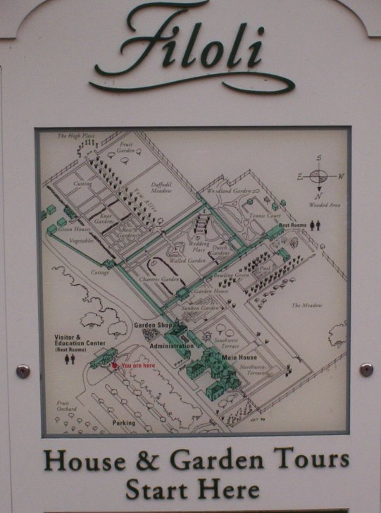Filoli Gardens Map